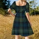 thumbnail image 5 of Vestido de tartán escocés Campbell of Argyll, vestidos de verano para mujer, conjuntos de playa para mujer, 5 of 7