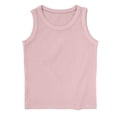thumbnail image 6 of Favoffer Toddler Kids Basic Layering Tank Top Cute Slim Fit Sleeveless Singlet Solid Color Skin-friendly Flexible Top for Home Playing Indoor Rest Daily Layering Outdoor Walking 3-13Y, 6 of 8