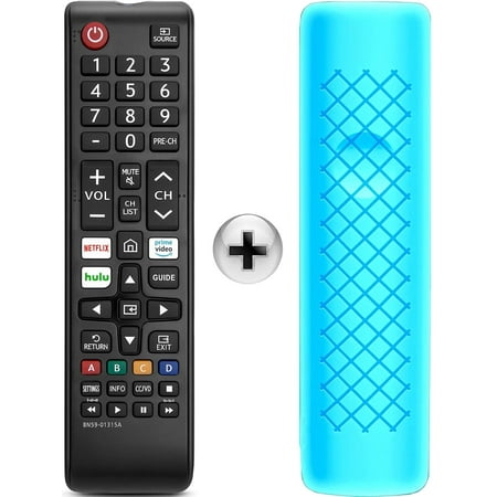 UORLEN Newest Universal Remote Control for All Samsung TV,Remote Compatible All Samsung LCD LED HDTV 3D Smart TVs. With silicone case