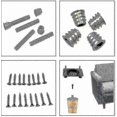 thumbnail image 3 of 8-Pack Furniture Leg Mounting Plates for Sofas, Couches, and Chairs, 3 of 3