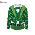 thumbnail image 4 of Sudadera con cuello redondo de gran tamaño para hombre y mujer, jersey de chándal Vintage, ropa de calle para el Día de San Patricio, otoño, 4 of 4