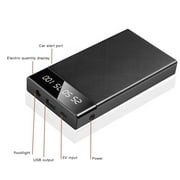 Jump Starter Battery Charger Ultra-thin Car Emergency Start Power Bank With Electric Quantity Display For 12V Cars Trucks Motorcycles Excavators