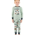 thumbnail image 3 of LazyOne Warm Long-Sleeve PJ Sets for Girls and Boys, Alaska Wildlife, Funny Animal Kids' Pajama Sets, 3 of 6