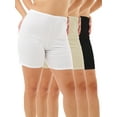 thumbnail image 2 of Underworks Cotton Inseam 8-inch Bloomers 3-Pack, 2 of 5