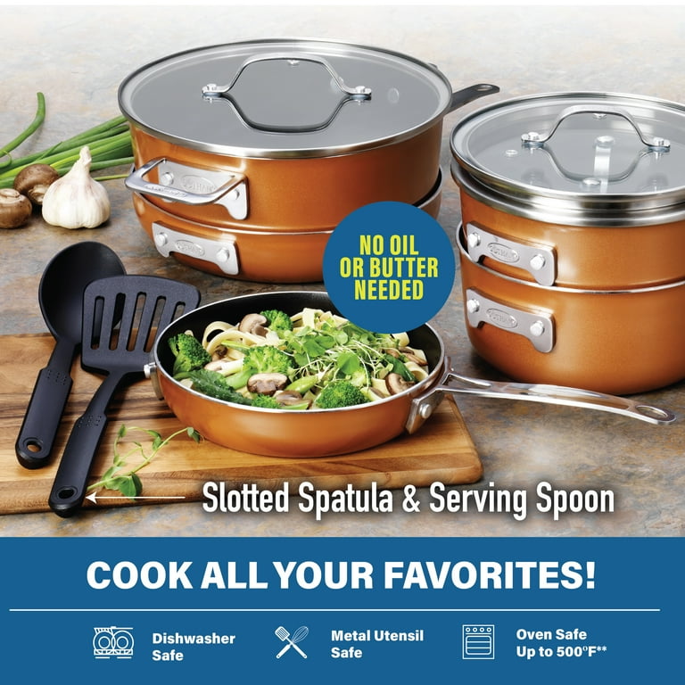 Free Shipping! Gotham Steel 15-Piece Nonstick Cookware Set