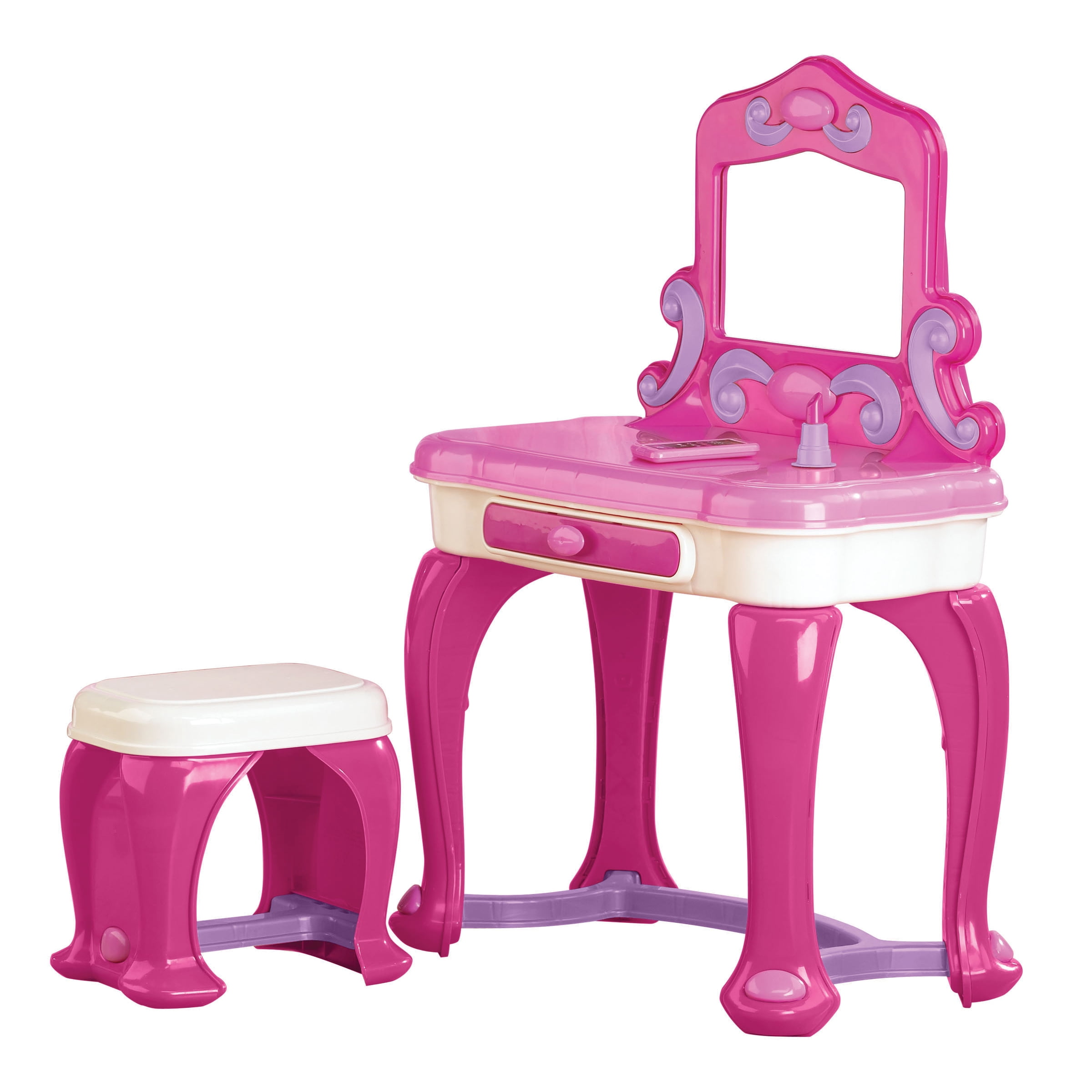 American Plastic Deluxe Vanity With 13 Piece Accessory Set