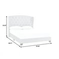 thumbnail image 6 of King Tufted Wing Bed in Charcoal Gray, 6 of 6