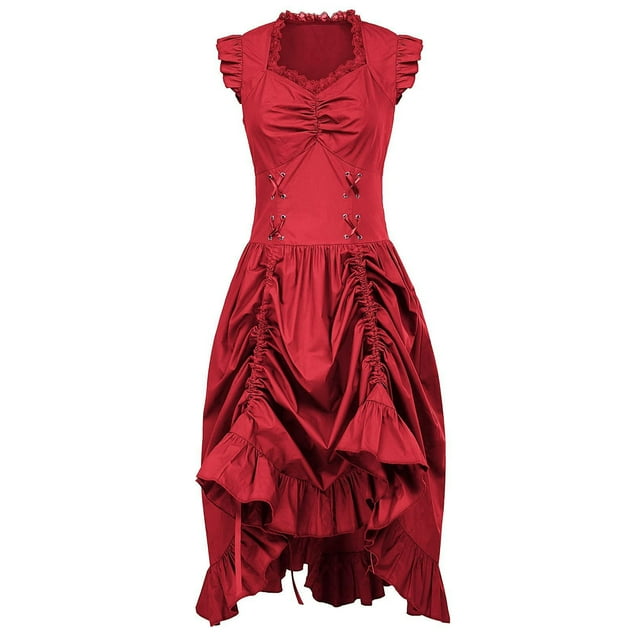 UPPADA Liquidation Robe Corset Plissée pour Femmes Robe de Bal Vintage Robes Sans Manches Robes de Vacances Coupe Évasée Robes d'Invitée de Mariage Robe Vintage Formelle Robe d'Invitée de Mariage à Dos Nu pour Femmes