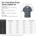 thumbnail image 5 of Fotbe Daisy Floral B Camisa Estampada de Manga Corta para Hombre, Casual de Verano, Estilo Playero, Sin Arrugas-X-Large, 5 of 5