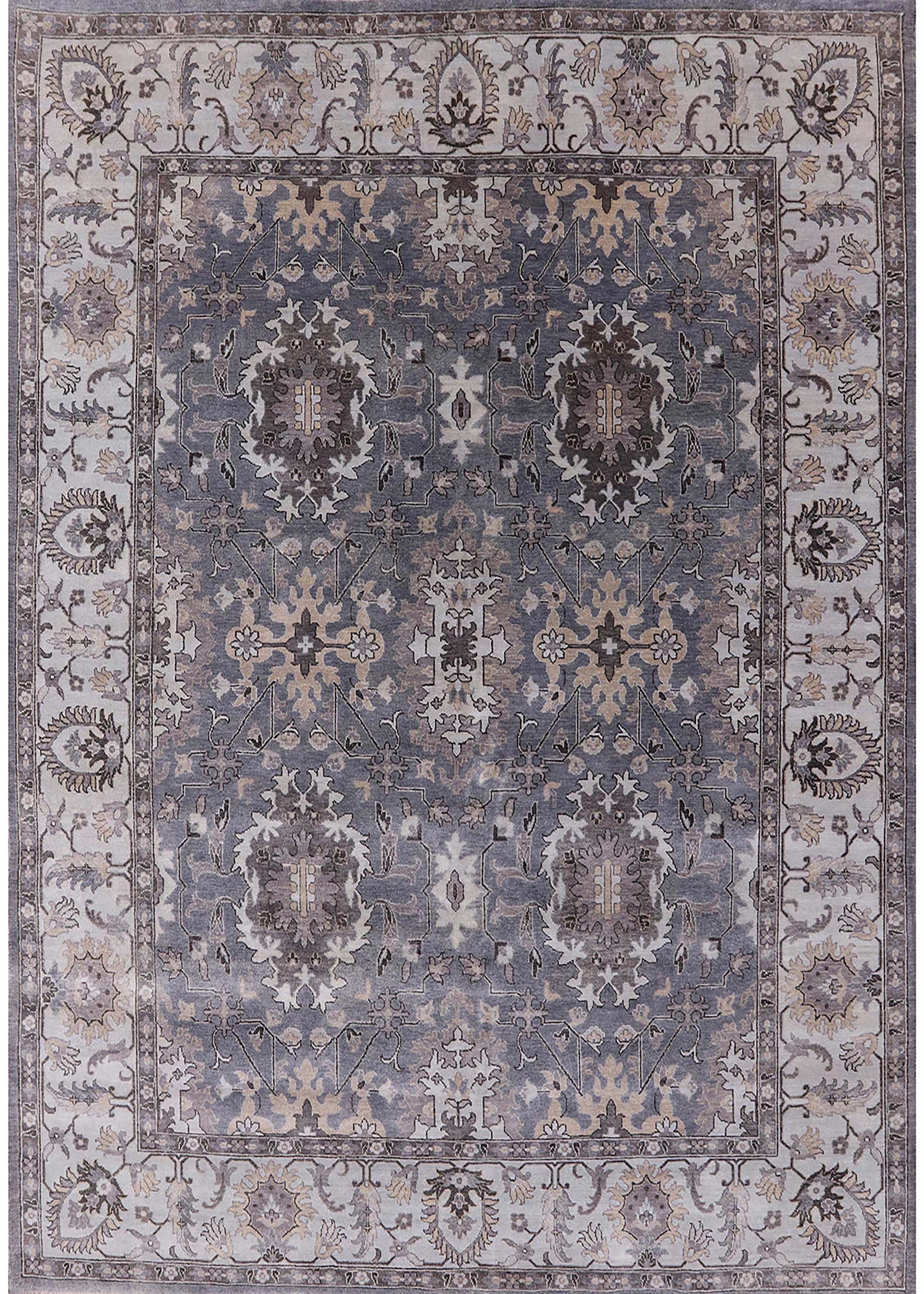 Ahgly Company Indoor Rectangle MidCentury Modern Carbon Gray Oriental