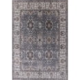 thumbnail image 1 of Ahgly Company Machine Washable Indoor Rectangle Industrial Modern Carbon Gray Area Rugs, 6' x 9', 1 of 1