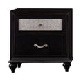 thumbnail image 4 of Barzini Bedroom Set with Upholstered Headboard Black, 4 of 7