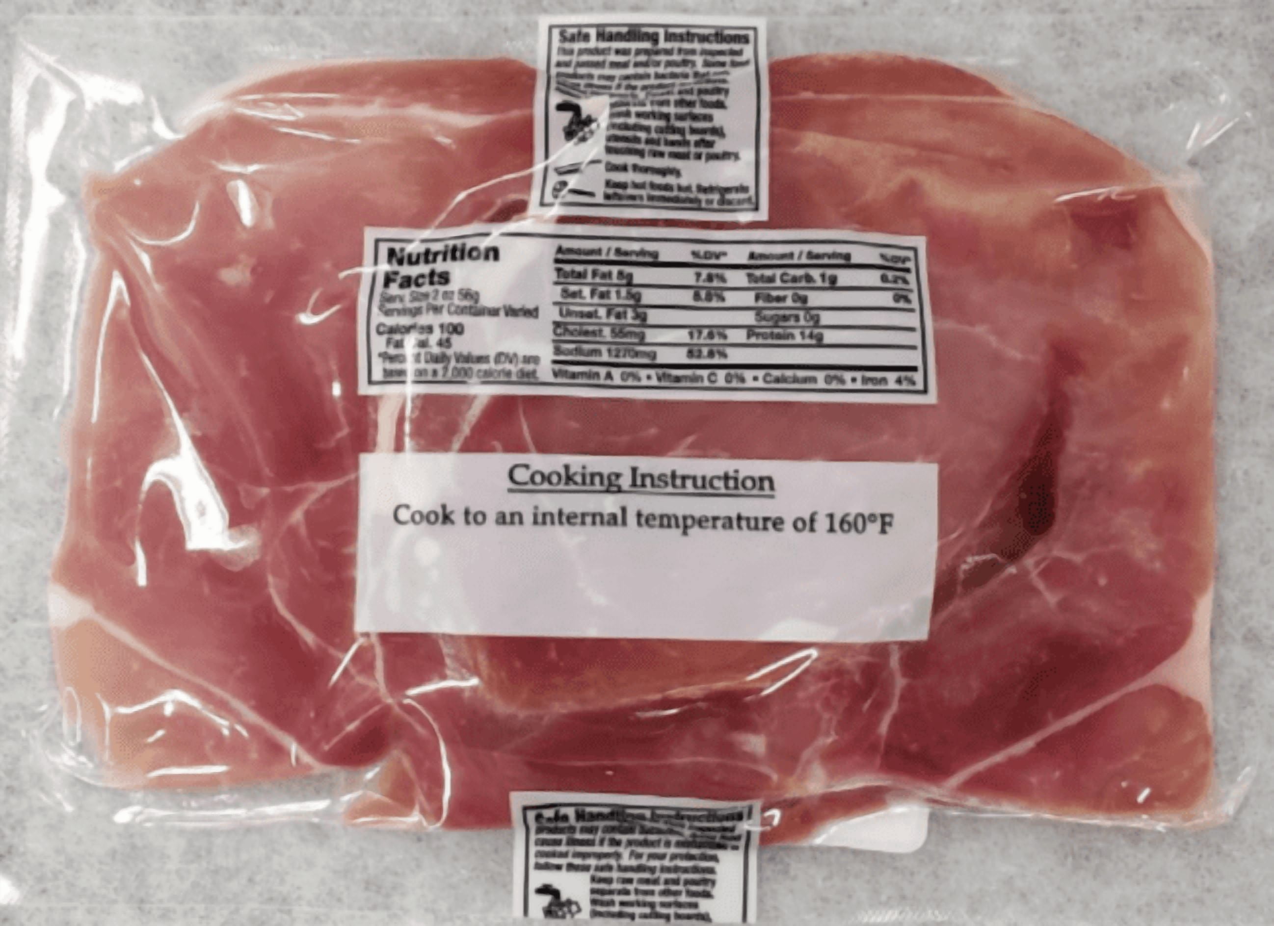 Dan'l Boone Inn Country Ham 5-3oz Packs of Biscuit Cut  Cured Pork Shelf Stable
