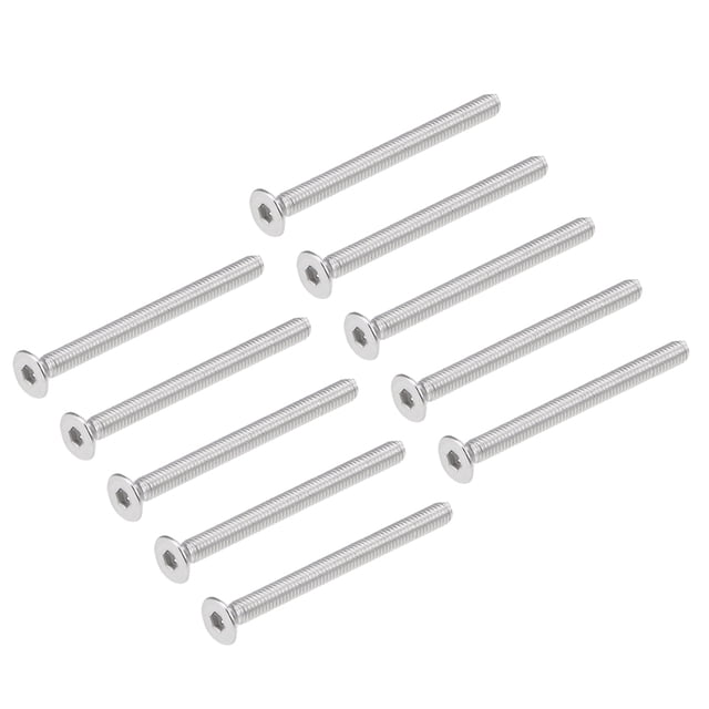 Tornillos de cabeza plana M3x35mm, tornillo hexagonal interno, sujetadores de acero inoxidable 304, 50 Pcs