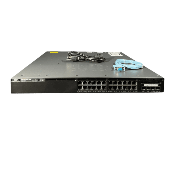 Restored Cisco WS-C3650-24TD-S 24 Port Gigabit Ethernet Switch (Refurbished)