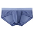 thumbnail image 1 of Ropa interior de verano para hombre, calzoncillos ultrafinos y sexys para hombre, de malla de seda helada, transpirables, de secado rápido, transparentes, 1 of 1