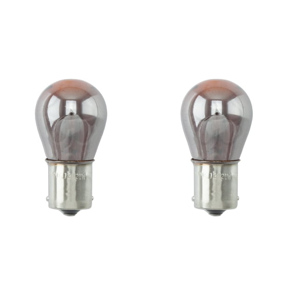 2x Light Bulb Chrome Turn Signal Blinker Single Filament Lamp 1156 BAU15S 21W