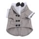thumbnail image 2 of Camisa de pajarita para perro, traje para perro pequeño, traje de boda para perro, ropa para perro, ingeniería de precisión, 2 of 8