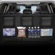 thumbnail image 5 of Kenally Bolsa organizadora para coche, bolsa de almacenamiento trasera para silla de vehículo, bolsa organizadora de tela Oxford para maletero trasero Ventana automotriz negro Mejora Kenally VI000471-01, 5 of 6