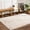 Bone, Ivory, Brown / Keita, variant on Hauteloom Matrix Hallway, Kitchen Runner Rug - Contemporary - High Pile - Bone - 2'7" x 7'3"