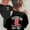 Black, variant on MAWOTEA [Double Side Print]Excuse Me,You Look Lile Love Me Graphic Print T-Shirt Double Sided,Casual Crew Neck Short Sleeve Top For Kids Boys And Girls,Summer & Spring Fashion,Cartoon Style