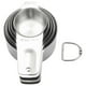 thumbnail image 1 of Measuring Cups Set of 7 with 1/8 Cup Coffee Scoop,Stainless Steel Metal Measuring Cup, 7 Piece Stac, 1 of 5