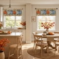 thumbnail image 6 of Fall Pumpkin Kitchen Curtains Valances Thanksgiving Harvest Design for Windows Valances Rod Pocket Curtain Valance for Bathroom Living Room Cafe 54x18 inch Window Treatment for Home Decor, 6 of 6