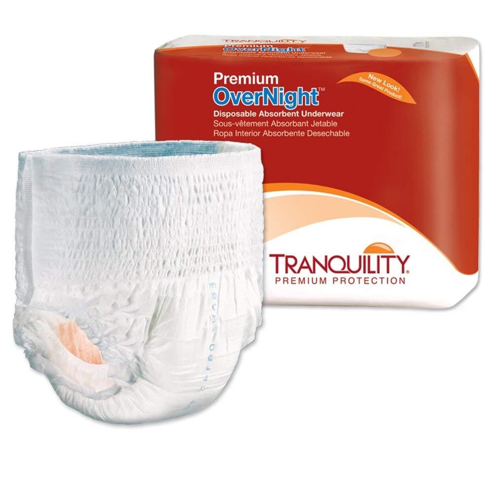 Tranquility Premium OverNight PullOn Diapers Size Medium Pk/18
