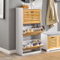 thumbnail image 1 of SoBuy FSR108-WN, 3 Drawers Shoe Cabinet Shoe Rack Shoe Storage Cupboard Organizer Unit, 1 of 8