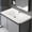 Matte White + Ceramic+1, variant on YANGXUN 36 Inch Bathroom Vanity Top Ceramic Vessel Sink White Basin CUPC Certified for Modern Restroom