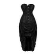 Halloween Costumes Women 2024 European Court Corset Brown Split Suit
