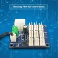 thumbnail image 7 of ckepdyeh PWM Speed Controller 12V Temperature Measurement Control Control Computer Case Fan Multi-Circuit Speed Controller, 7 of 7