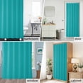 thumbnail image 6 of Teal Green Fabric Shower Curtain Solid Teal Color Washable Shower Curtains for Bathroom, Waterproof Bath Curtain with Hooks Home Decor 72x84in, 6 of 8