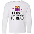 thumbnail image 3 of Inktastic I Love to Read Long Sleeve Youth T-Shirt, 3 of 5