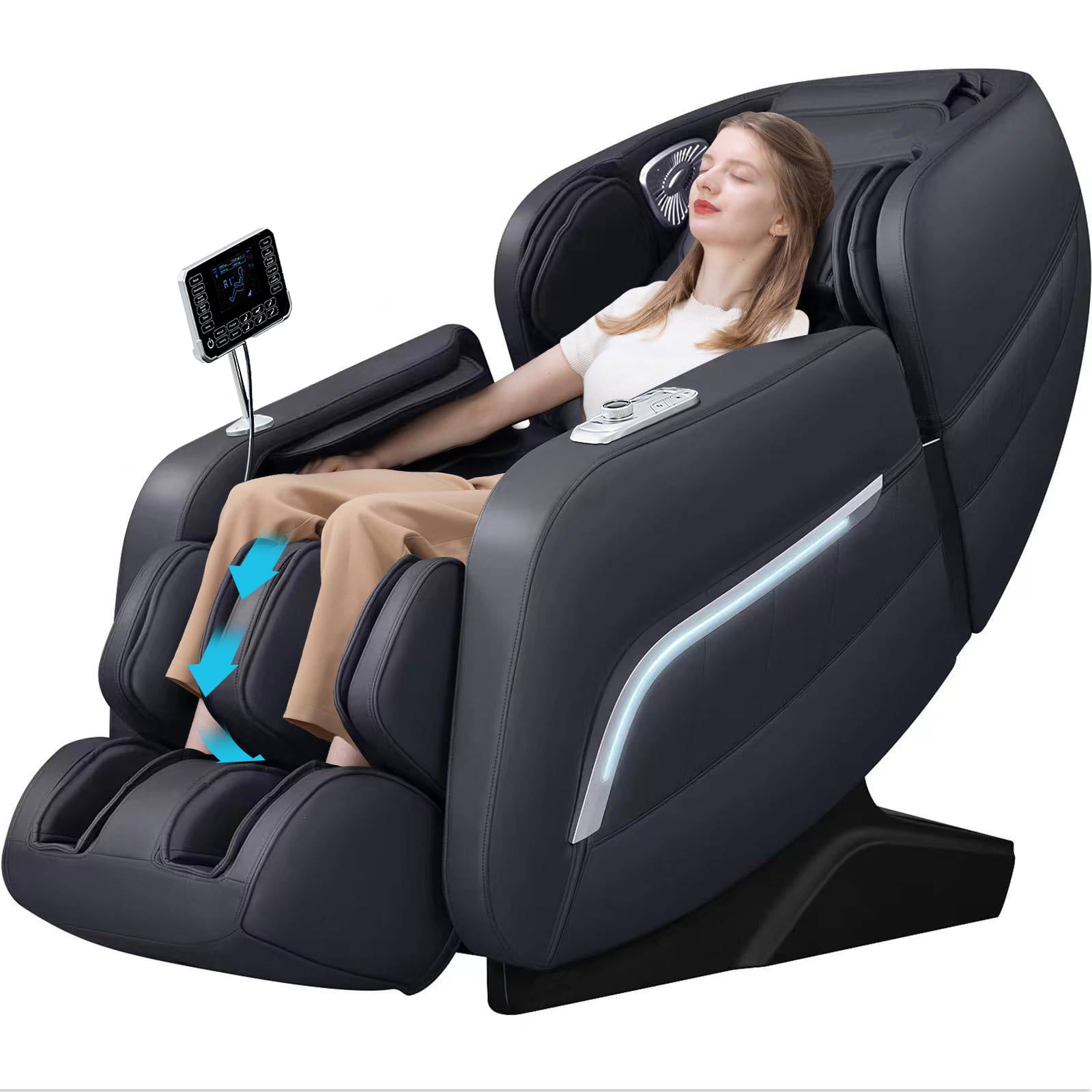 まっさー MassaMAX MD906-5 2024 3D Massage Chair, Zero Gravity, Yoga Stretch