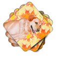thumbnail image 2 of Labrador Retriever Fall Foam Coaster Set of 4 Yellow, 2 of 3