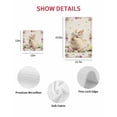 thumbnail image 7 of Easter Cute Bunny Kitchen Dish Towels for Drying Dishes Set of 2, Eggs Spring Daisy Flowers Vintage Waffle Weave Microfiber Hand Tea Bathroom Towels Quick Dry & Absorbent Towel 12x12, 7 of 7