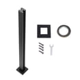 thumbnail image 1 of KFFKFF Glass Fastener, 41.34" Tall Glass Barrier Holder for 0.39"-0.47" Thick Tempered Glass, Constructed from 304 Stainless Steel, Glass Installation Fastener, Glass Shelf Support, 1 of 9