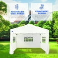 thumbnail image 3 of Open Box Z Shade Venture 12x10 Lawn & Event Pop Up Canopy, White, 3 of 7