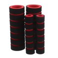 thumbnail image 2 of Motorcycle Grip Covers Red Sponge Handlebar Sleeves Non Slip Performance Brake Lever Protection Easy Installation for Motorbike Bicycle Use, 2 of 5