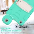 thumbnail image 2 of XYX Case for Samsung Galaxy Tab A 8.0 inch (SM-T290/SM-T295), Dual Layer Slim Heavy Shockproof Rugged Protective Cover Case with Kickstand (Mint Green), 2 of 7