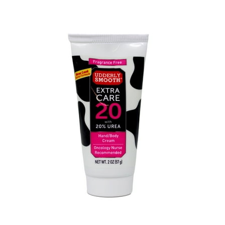 Udderly Smooth Extra Care Cream, Unscented with 20% urea, 2 Oz