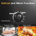 thumbnail image 3 of CozyHom 20 QT Electric Roaster Oven, Stainless Steel Roaster Pan for Turkey, Black, 3 of 10