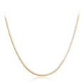 thumbnail image 1 of Collar de cadena de hueso de plata Collar de clavícula para mujer Collar de cadena estilo dorado, 1 of 6