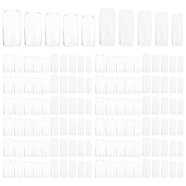 1000pcs Fake Nails Multi Size Full Cover Fake Nails Manicure Nail Tips for Home And Salon