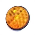 thumbnail image 1 of Circular Reflector Car Trucks Motorcycle Night Reflector Refraction Light Parts Yellow, 1 of 10