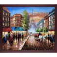 thumbnail image 2 of OverstockArt LLC Au Revoir To The Light of Paris II' Hand Painted Framed Oil Reproduction on Canvas, 2 of 5