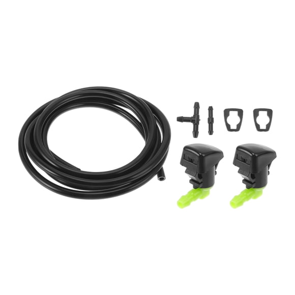 Kit de boquillas de lavado de parabrisas Unique Bargains para Ford Edge 2011-2014 No.BT4Z17603A con juntas, conector de manguera en T, conector de manguera recta, manguera de fluido