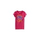 thumbnail image 1 of Aeropostale Girls Foil Hearts Camiseta Gráfica, Rosa, 5, 1 of 1