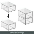 thumbnail image 5 of mDesign Countertop 2 Drawers Pantry Bin, Clear, 8 Count, 5 of 9